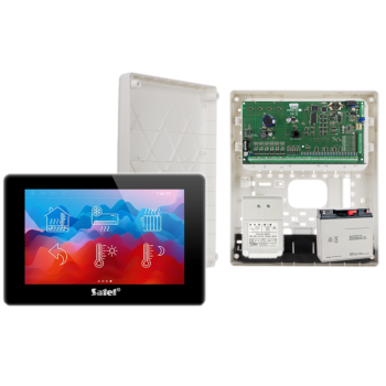 ZESTAW ALARMOWY SATEL INTEGRA 64 + INT-TSH2-B + OPU-3P + AWT682 + AKUMULATOR 17Ah